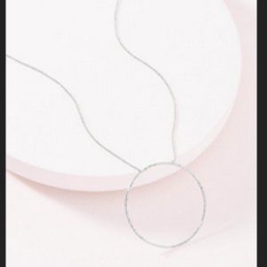 Stella & Dot Essential Hammered Hoop Pendant
